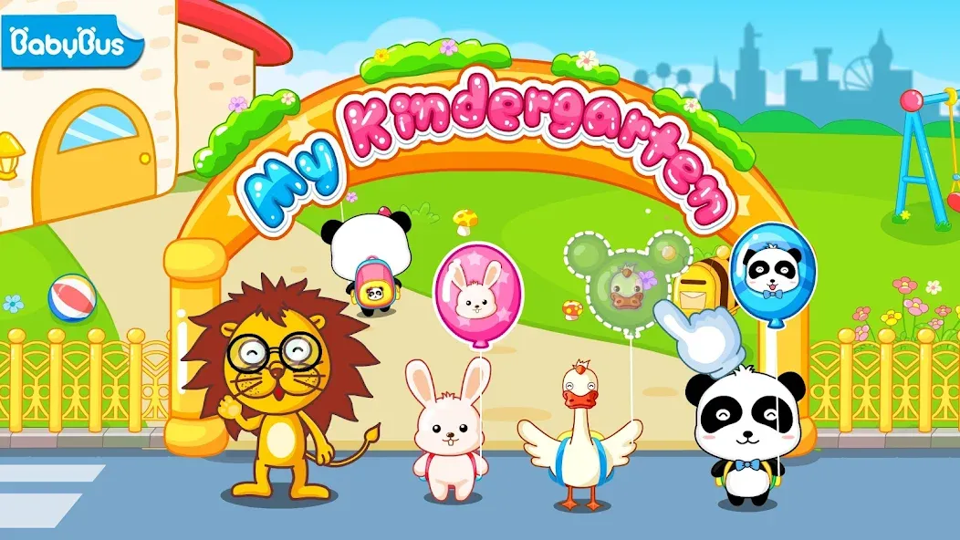 Baby Panda Kindergarten — скриншот 1