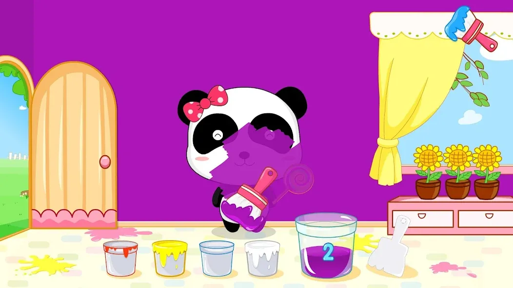 Baby Panda's Color Mixing — скриншот 2