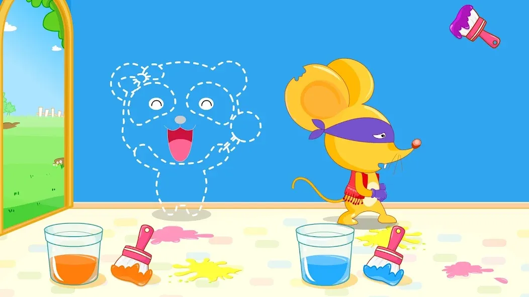 Baby Panda's Color Mixing — скриншот 3