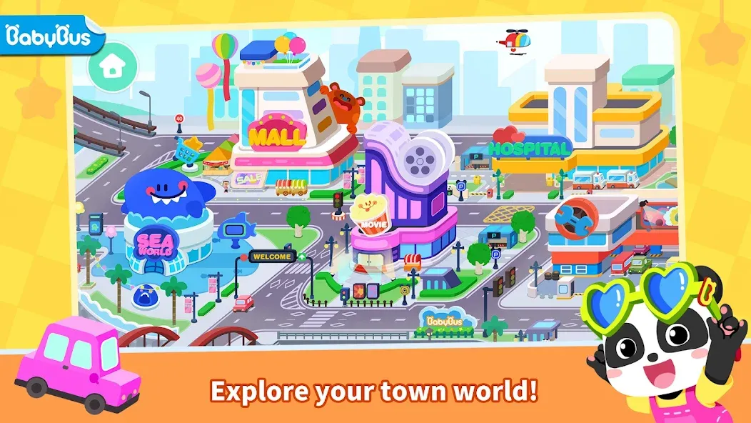 Little Panda's Town: My World — скриншот 1