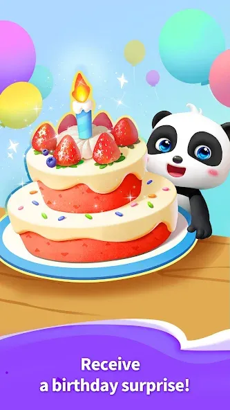 Talking Baby Panda-Virtual Pet — скриншот 3 Talking Baby Panda-Virtual Pet — скриншот 3