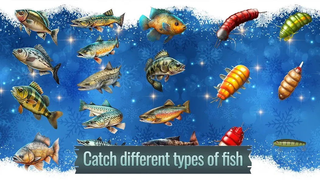 Ice fishing game. Catch bass. — скриншот 3