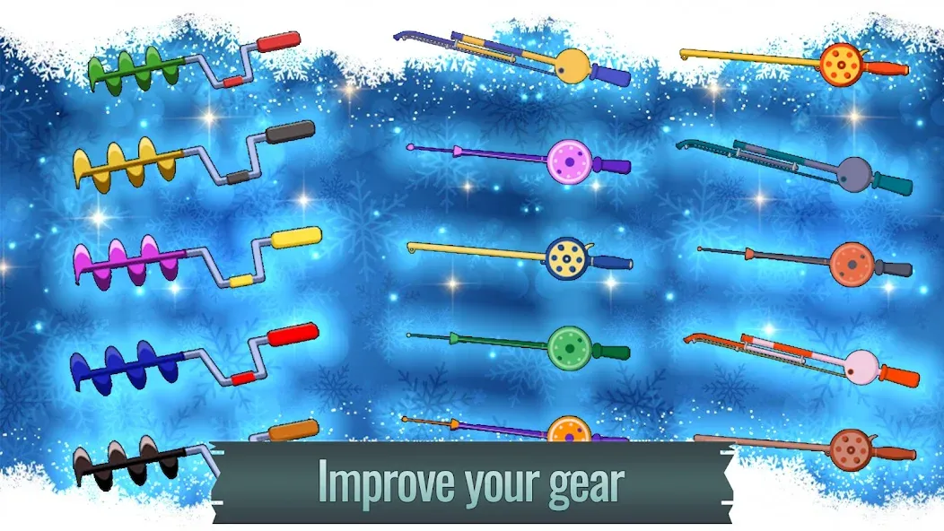 Ice fishing game. Catch bass. — скриншот 4