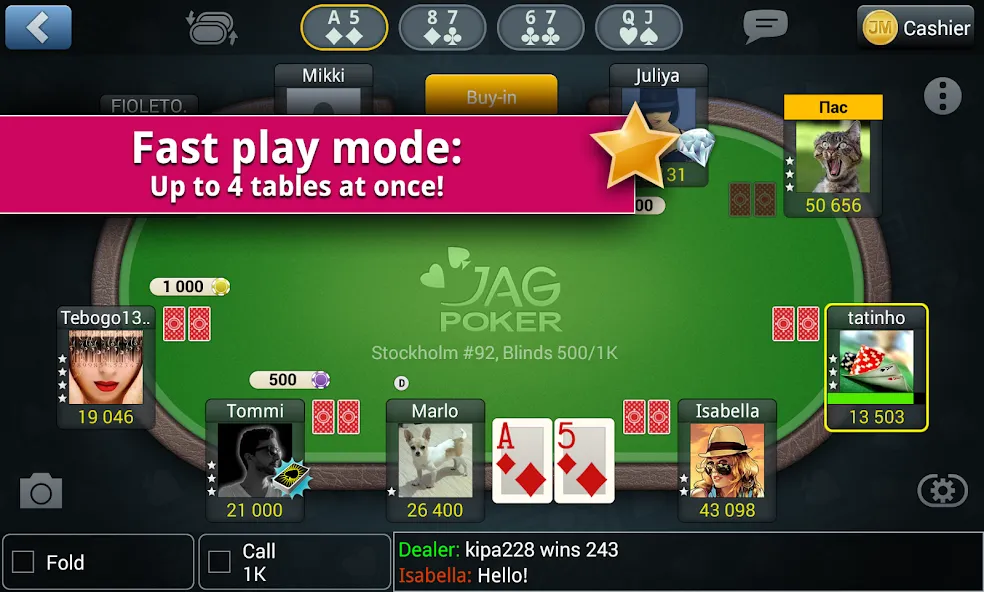 Jag Poker HD — скриншот 2
