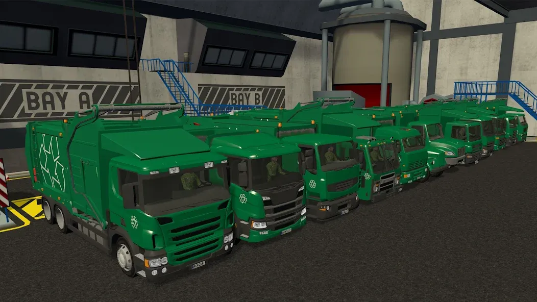 Trash Truck Simulator — скриншот 1