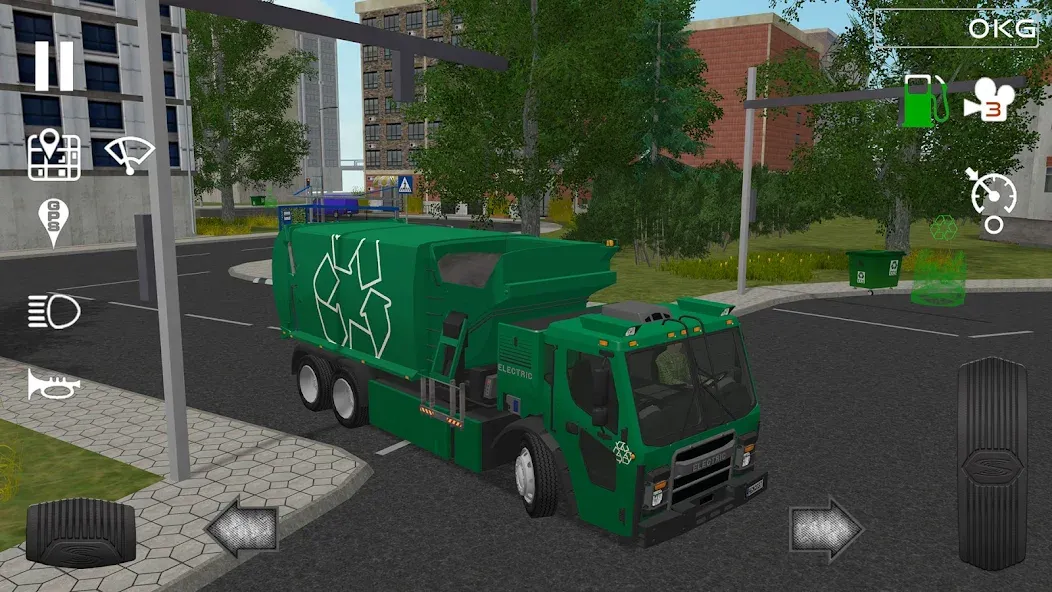 Trash Truck Simulator — скриншот 2