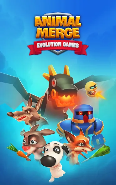Animal Merge - Evolution Games — скриншот 1