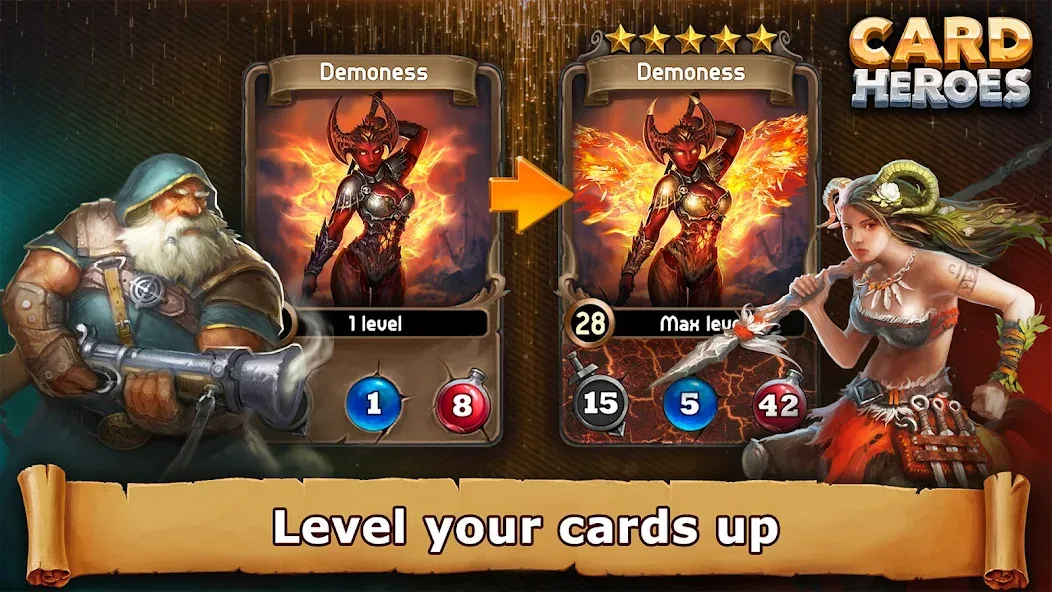 Card Heroes: TCG/CCG deck Wars — скриншот 4 Card Heroes: TCG/CCG deck Wars — скриншот 4