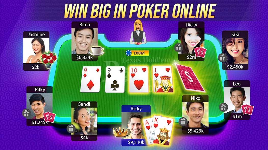 Texas Holdem Poker Online — скриншот 1