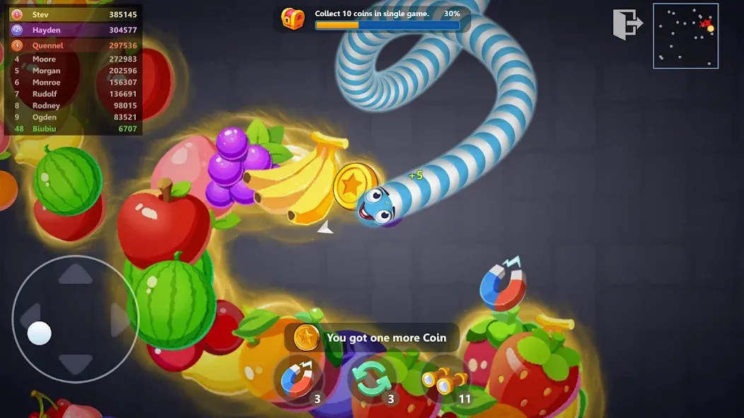 Snake War™ Hungry Worm.io Game — скриншот 1