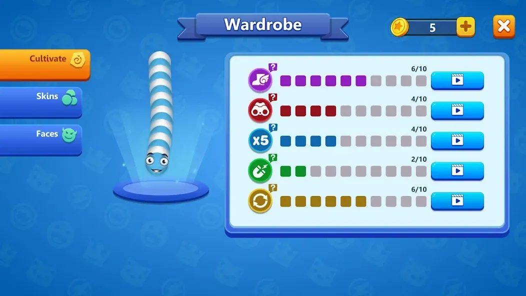 Snake War™ Hungry Worm.io Game — скриншот 4
