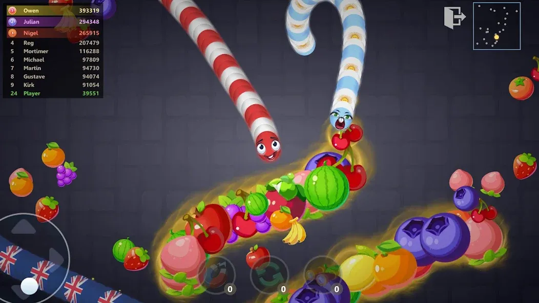 Snake War™ Hungry Worm.io Game — скриншот 5