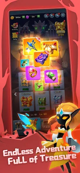 Chest Adventure: Idle RPG — скриншот 1 Chest Adventure: Idle RPG — скриншот 1