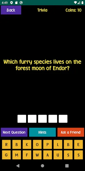 Quiz For SW Fans — скриншот 3 Quiz For SW Fans — скриншот 3