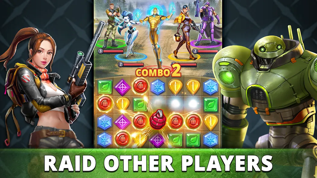 Puzzle Combat: Match-3 RPG — скриншот 2