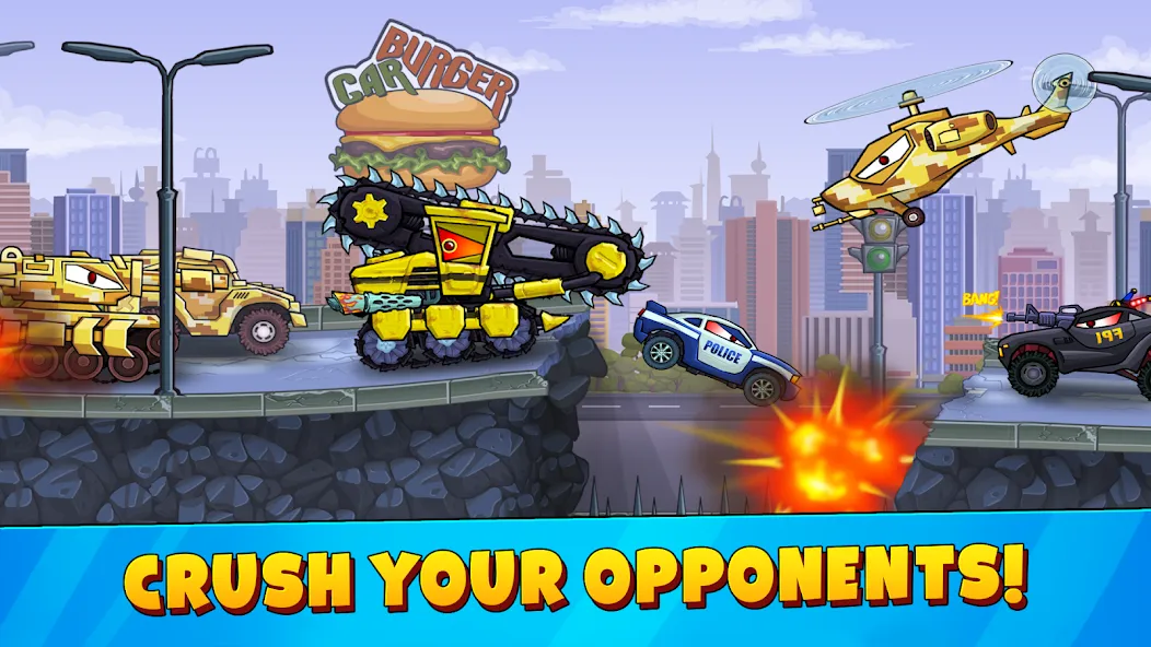 Car Eats Car 3 Hill Climb Race — скриншот 5