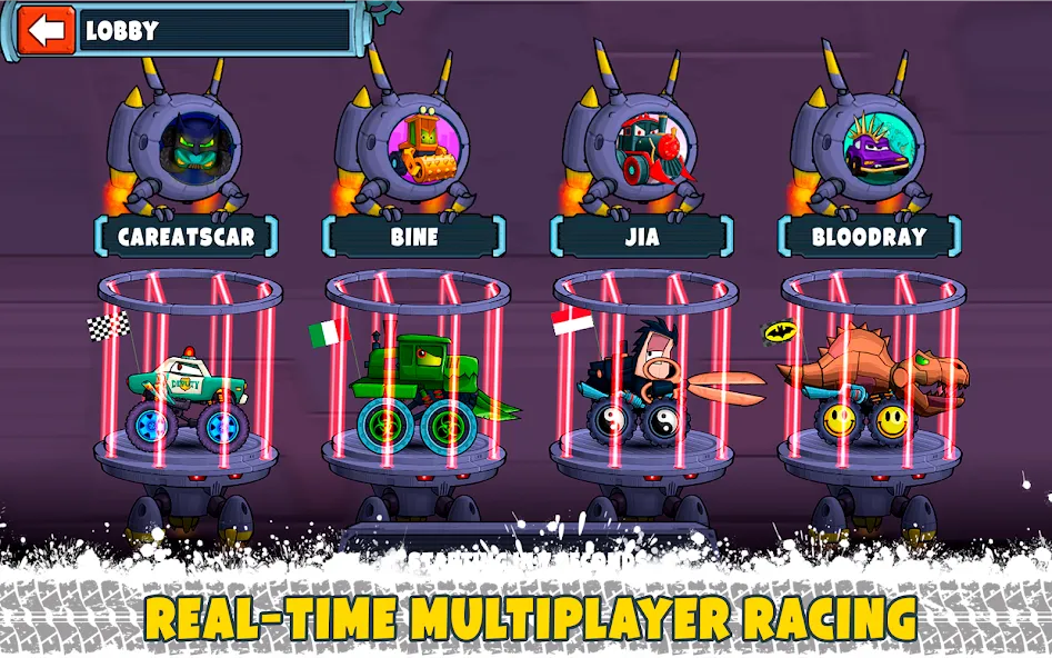 Car Eats Car Multiplayer Race — скриншот 2