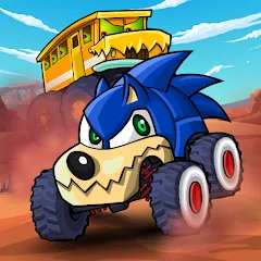 Скачать взлом Car Eats Car Multiplayer Race — Много денег и кристаллов