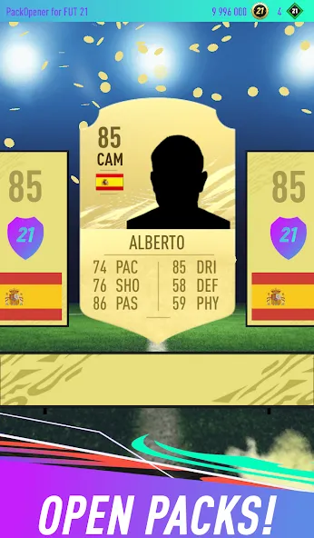 Pack Opener for FUT 21 — скриншот 1 Pack Opener for FUT 21 — скриншот 1
