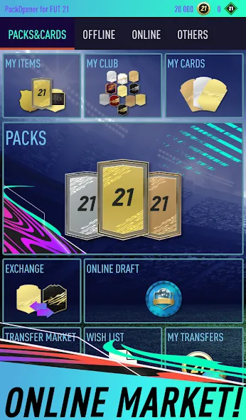 Pack Opener for FUT 21 — скриншот 2 Pack Opener for FUT 21 — скриншот 2