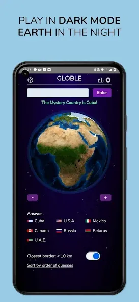 Globle - Country Guess Game — скриншот 3
