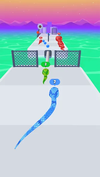 Snake Run Race・3D Running Game — скриншот 2