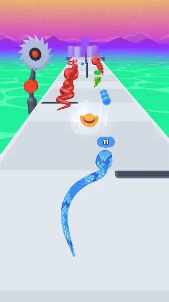 Snake Run Race・3D Running Game — скриншот 4