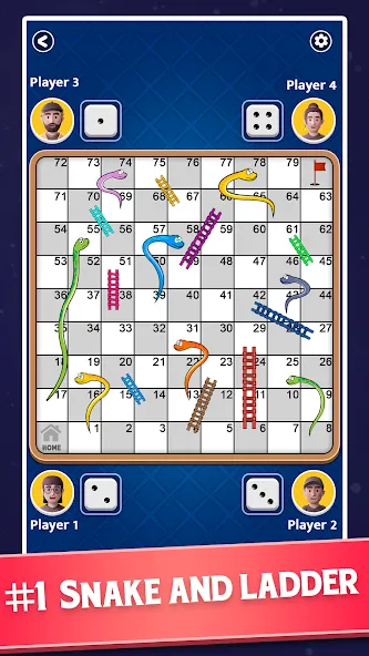 Snakes and Ladders - Ludo Game — скриншот 2 Snakes and Ladders - Ludo Game — скриншот 2
