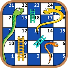 Скачать Snakes and Ladders - Ludo Game — MOD на Андроид — Все кости падают на 6