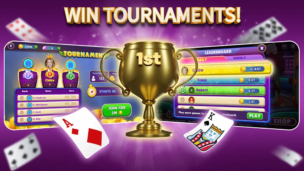 Gin Rummy Elite: Online Game — скриншот 4