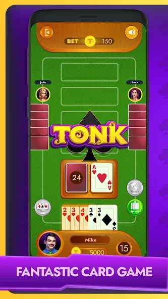 Tonk - Classic Card Game — скриншот 1