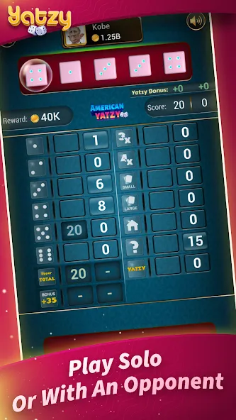 Yatzy - Offline Dice Games — скриншот 3
