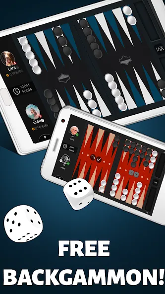 Backgammon Offline — скриншот 2