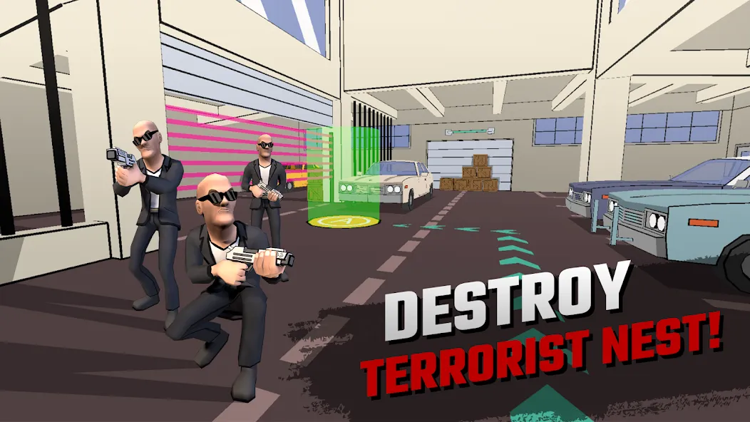 FPS Shooter game: Miss Bullet — скриншот 1