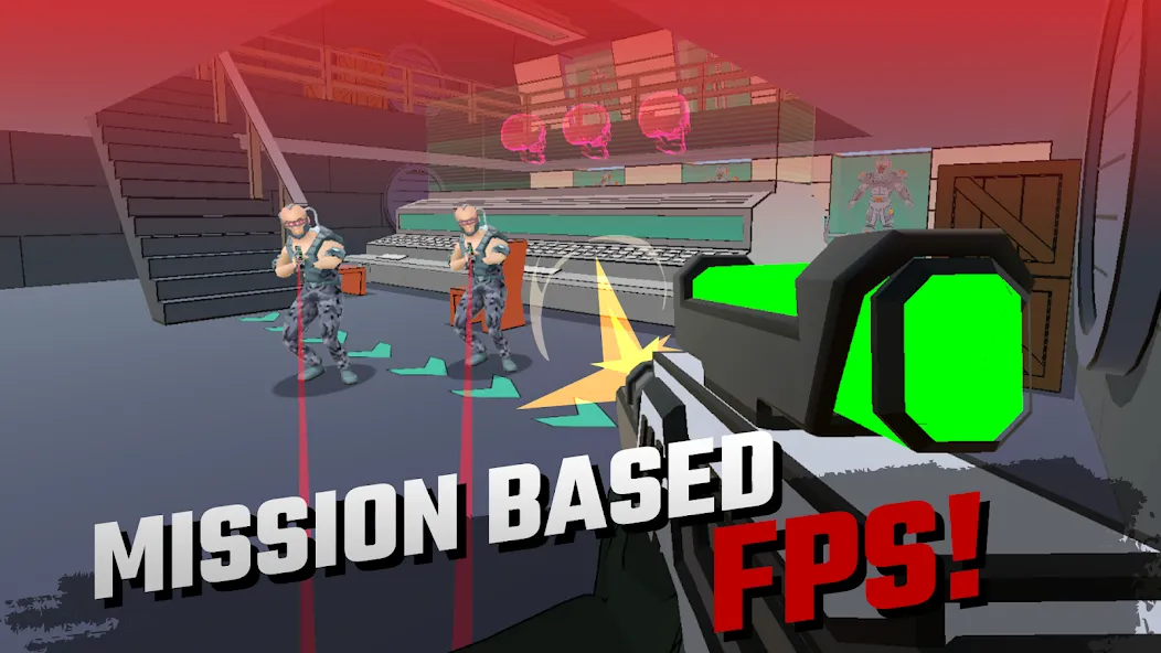 FPS Shooter game: Miss Bullet — скриншот 3