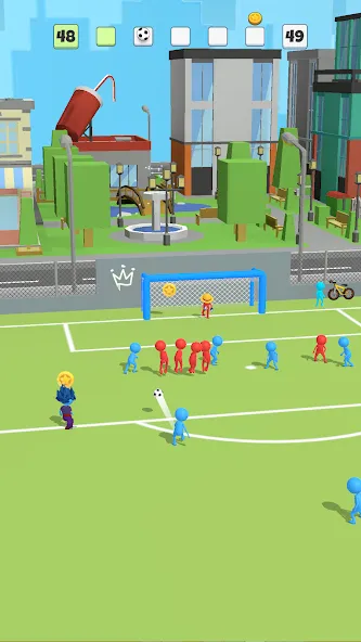 Super Goal: Fun Soccer Game — скриншот 1 Super Goal: Fun Soccer Game — скриншот 1