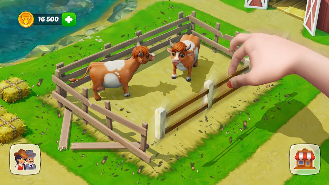 Wild West: Farm Town Build — скриншот 1