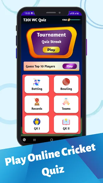 Cricket Quiz Game — скриншот 3