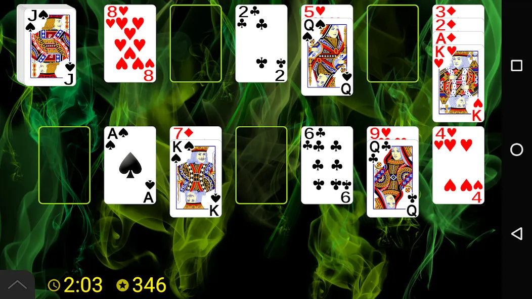All In a Row Solitaire — скриншот 1 All In a Row Solitaire — скриншот 1