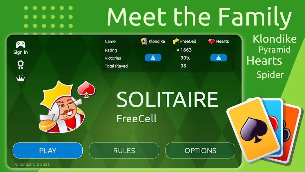 FreeCell — скриншот 2