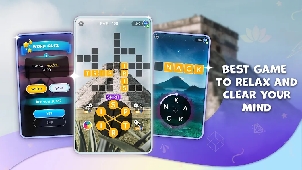 Calming Crosswords Word Puzzle — скриншот 2