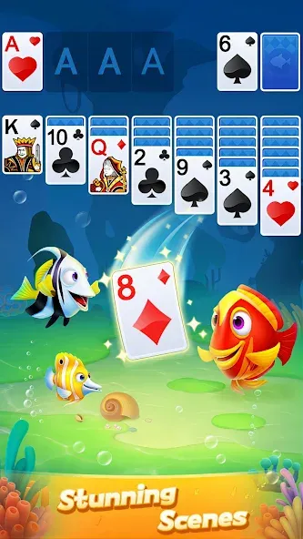 Solitaire 3D Fish — скриншот 4