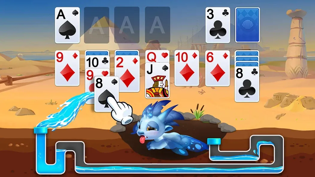 Solitaire Dragons — скриншот 1