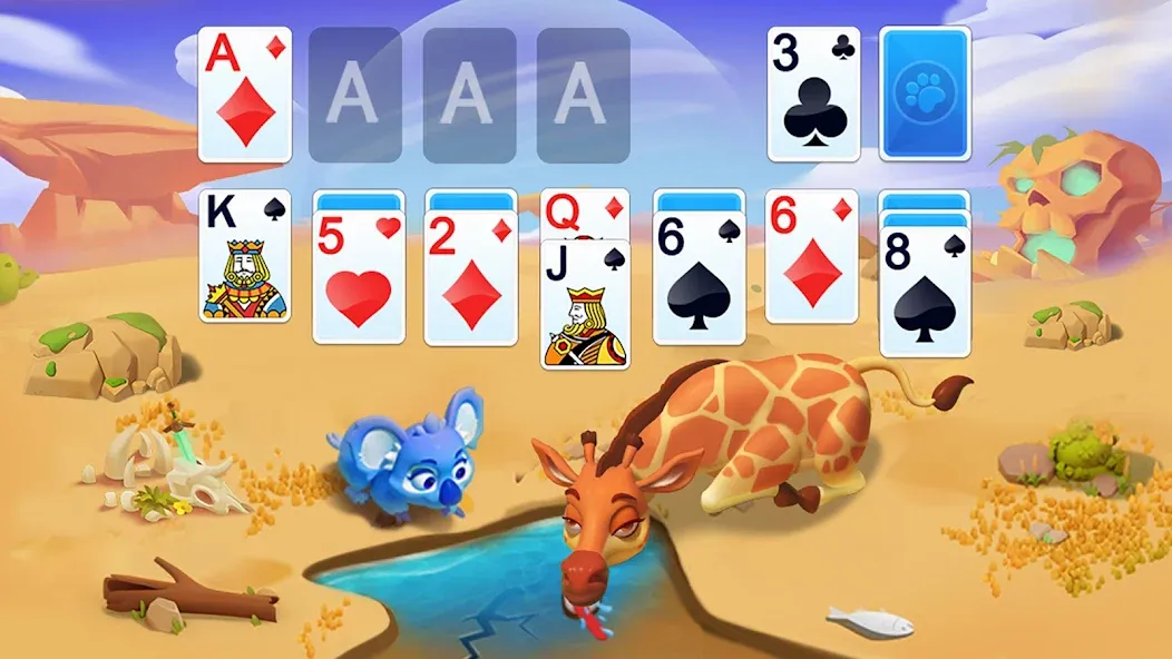 Solitaire - Wild Park — скриншот 1