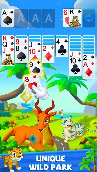 Solitaire - Wild Park — скриншот 4