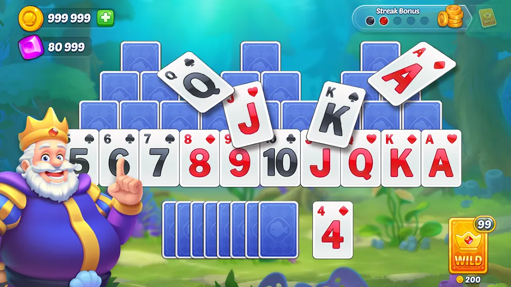 Solitaire TriPeaks Fish — скриншот 1