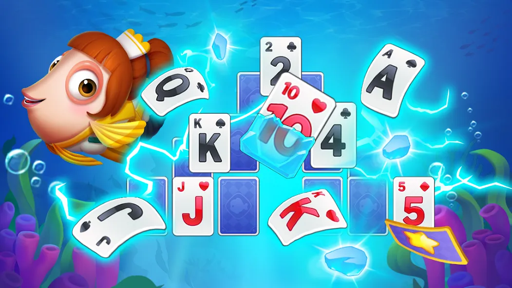 Solitaire TriPeaks Fish — скриншот 2