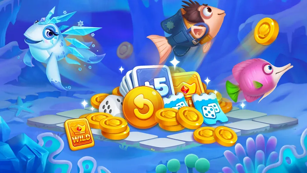 Solitaire TriPeaks Fish — скриншот 5