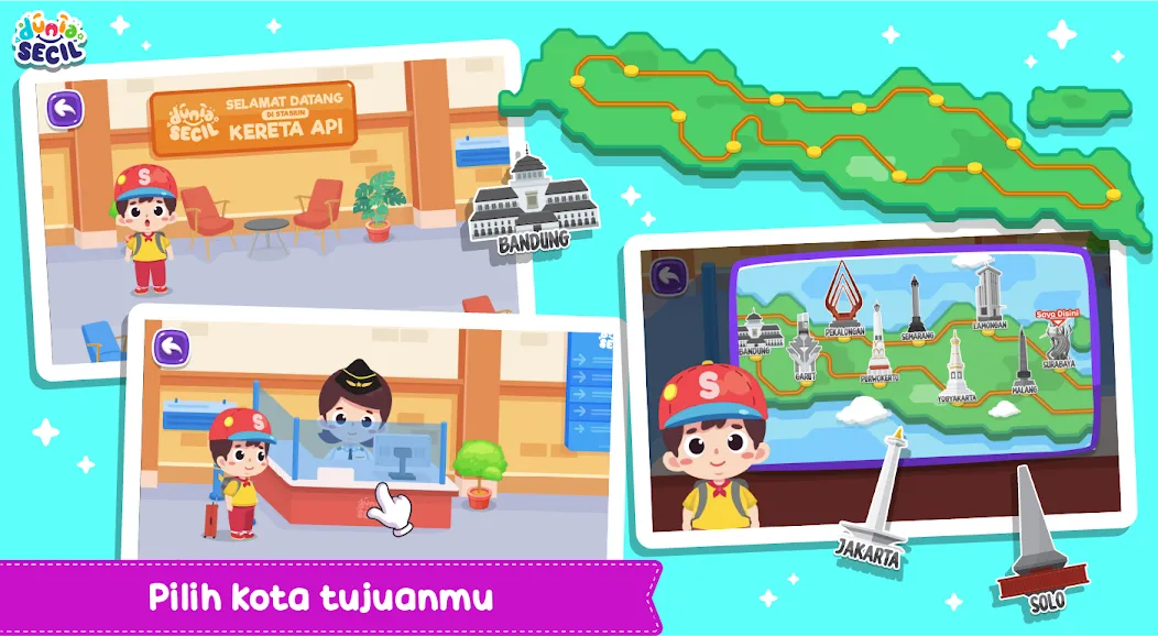 Kereta Api Dunia Secil — скриншот 1 Kereta Api Dunia Secil — скриншот 1