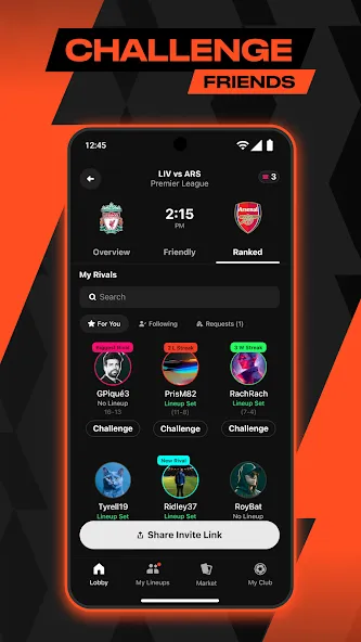 Sorare Rivals Fantasy Football — скриншот 2 Sorare Rivals Fantasy Football — скриншот 2